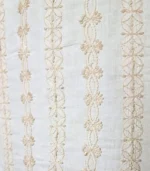 Ivory Lucknowi Chikankari Menswear Kurta with white Pajama - Image 3