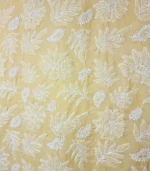 Yellow Cotton Top with Lucknowi Chikankari - Image 4