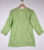Sabz Green Muslin Short Kurti - Image 4