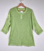 Sabz Green Muslin Short Kurti - Image 2