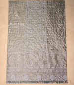 Kurta front Full-length Misty Gold Tissue Silk Chikankari suit with dupatta