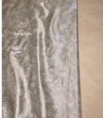 Back side of Misty Gold Chikankari dupatta with scattered floral motifs