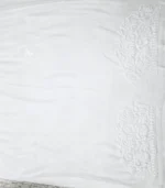 White Georgette Saree Daisy - Image 4