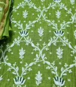 Green Mul Chanderi KD - Image 3