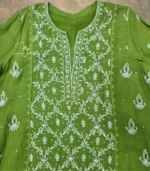 Green Mul Chanderi KD - Image 4