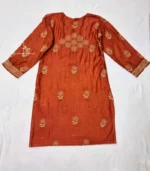Rust Lucknowi Suit - Image 3