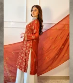 Rust Lucknowi Suit - Image 7