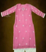 Pink Mul Chanderi 3 pc - Image 2