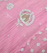 Pink Mul Chanderi 3 pc - Image 3