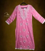 Pink Mul Chanderi 3 pc - Image 7