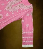 Pink Mul Chanderi 3 pc - Image 9