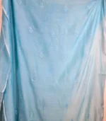 Sky Blue Mul Chanderi Chikankari Set - Image 6