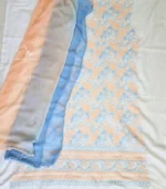 Safed Dual Tone Shadow Work Suit - Image 3