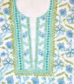 Sahar 3pc Unstitched Lucknowi Chikankari Cotton Suit - Image 5