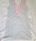 Gulnaar 3pc Unstitched Lucknowi Chikankari Cotton Suit - Image 6