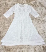 Long Kurta with attached Jacket - Image 4