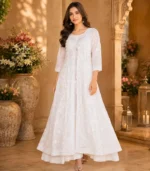 Long Kurta with attached Jacket