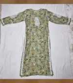 Sage Green Chikankari Kurta - Image 2
