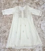 Ivory Mukaish Gown - Image 2