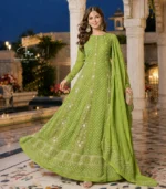 Unstitched Mehreen Georgette Anarkali