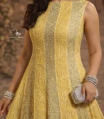 Unstitched Soorajmukhi Lucknowi Anarkali - Image 3