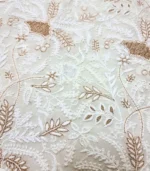 Unstitched Pure Georgette Chikankari Kurta with Dupatta - Image 5