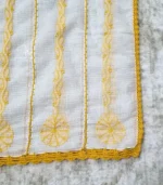 Yellow on White Kaftan - Image 2