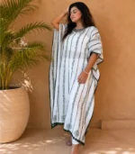 Green on White Kaftan