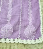 White on Lilac Kaftan - Image 2