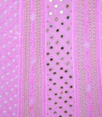 Candy Pink Chikankari Anarkali Set - Image 4