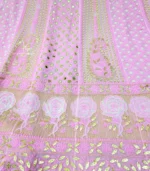 Candy Pink Chikankari Anarkali Set - Image 3