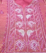 Gulnaar Rose Gold Chikankari Set - Image 3