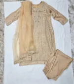 Mehrab Rose Chikankari Set - Image 4