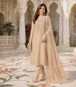 Mehrab Rose Chikankari Set