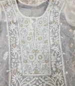 Noor Mehr A-Line Chikankari Set - Image 2