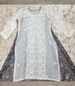 Noor Mehr A-Line Chikankari Set - Image 7