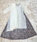 Noor Mehr A-Line Chikankari Set - Image 8
