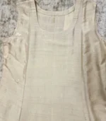 Organza Layered Chikankari Gown Set - Image 3