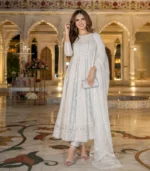 Noor Sequins Lucknowi Chikankari Anarkali