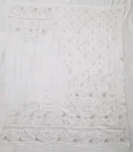 Unstitched Ivory Chanderi Lehenga Set - Image 11
