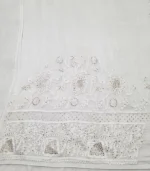 Unstitched Ivory Chanderi Lehenga Set - Image 2