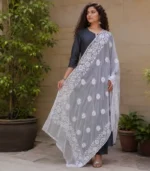 Floral Chiffon Dupatta