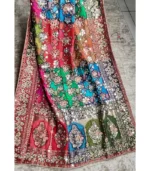 Rang-e-Mehfil Multicolour Dupatta - Image 6