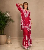 Red Modal Gharara - Image 2
