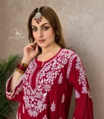 Red Modal Gharara - Image 3