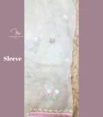 Unstitched Pastel Lucknowi Organza Suit - Image 7