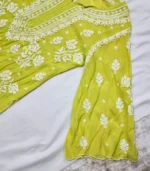 Lime Chikankari set - Image 6