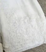 Safed Daisy Georgette Dupatta - Image 2