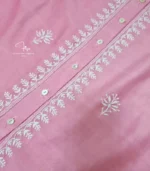 Rosé Chanderi Chikankari Co-ord Set - Image 3