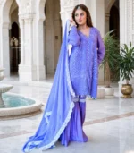 Light Purple Gharara Set - Image 2